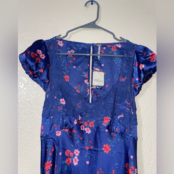 NWT Free People Butterfly Babe Maxi Dress (L) - Picture 6 of 14